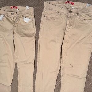UNIONBAY Women’s Khaki Skinny Pants in Beige